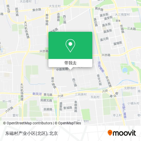 东磁村产业小区(北区)地图