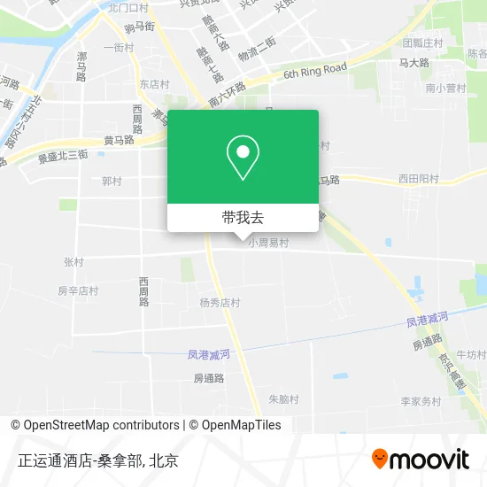 正运通酒店-桑拿部地图