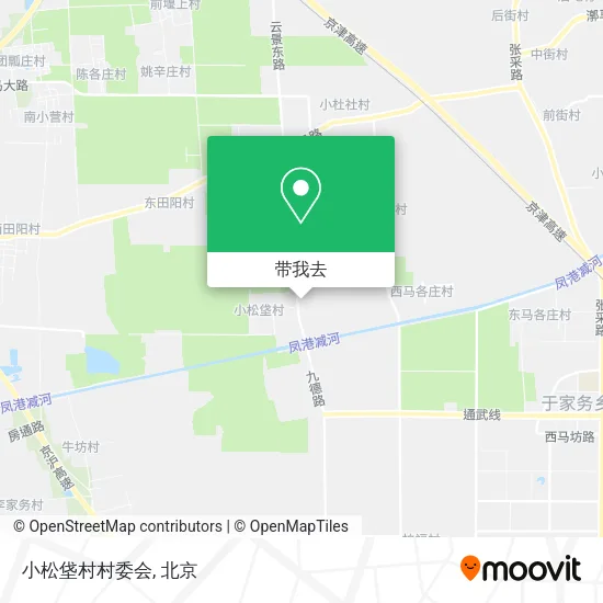 小松垡村村委会地图