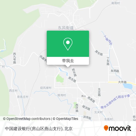 中国建设银行(房山区燕山支行)地图