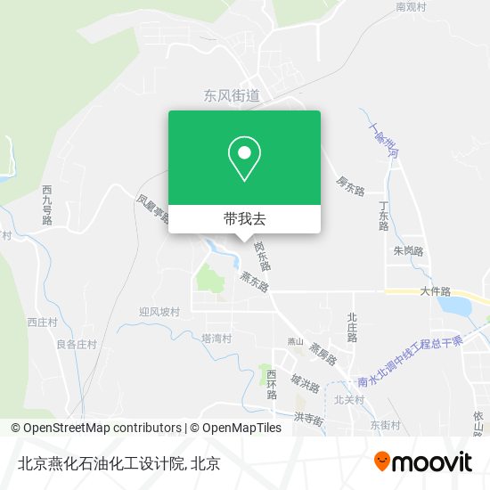 北京燕化石油化工设计院地图