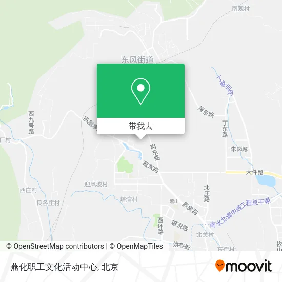 燕化职工文化活动中心地图
