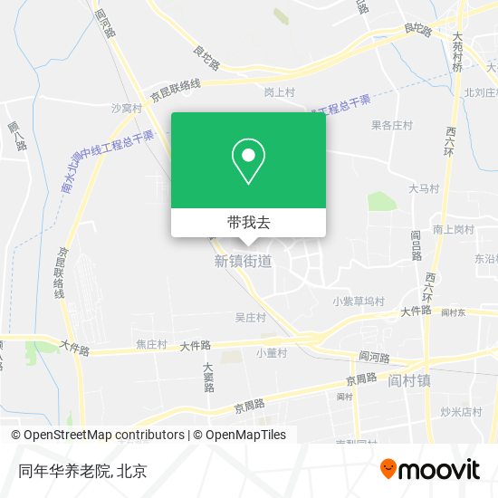 同年华养老院地图