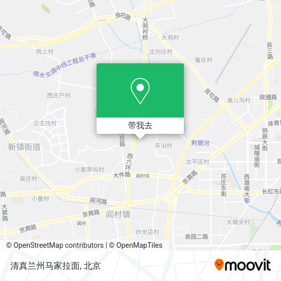 清真兰州马家拉面地图