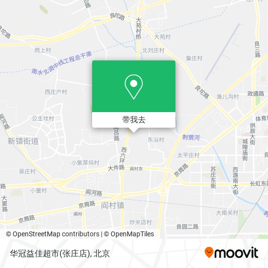 华冠益佳超市(张庄店)地图