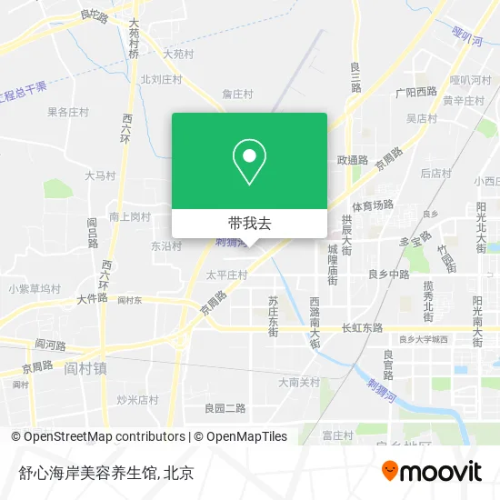 舒心海岸美容养生馆地图