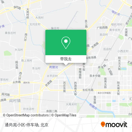 通尚苑小区-停车场地图
