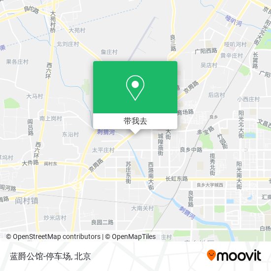 蓝爵公馆-停车场地图