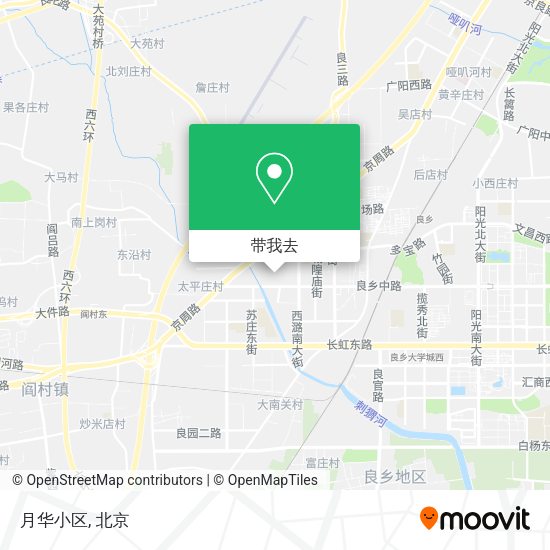 月华小区地图