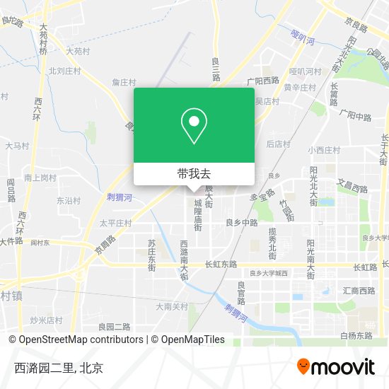 西潞园二里地图