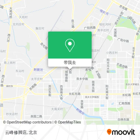 云峰修脚店地图