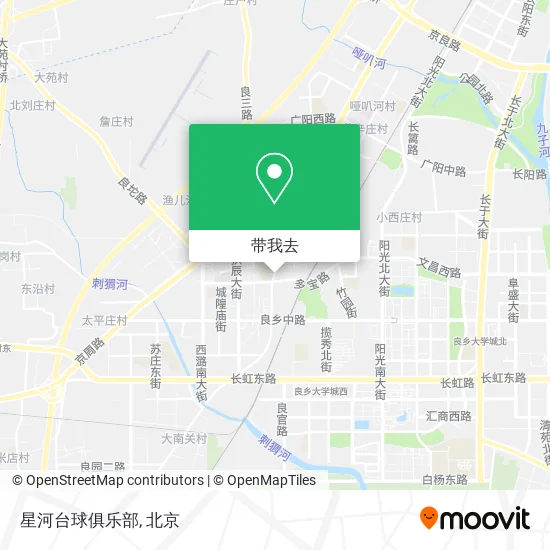 星河台球俱乐部地图