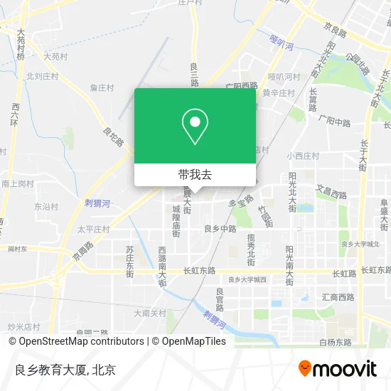 良乡教育大厦地图