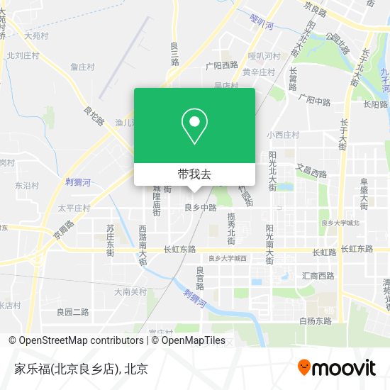家乐福(北京良乡店)地图