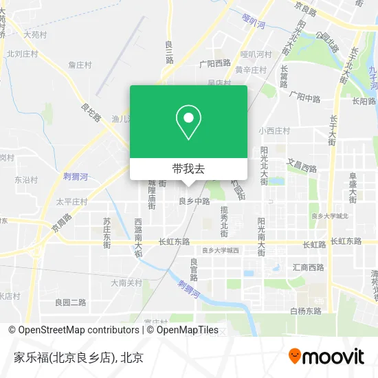 家乐福(北京良乡店)地图