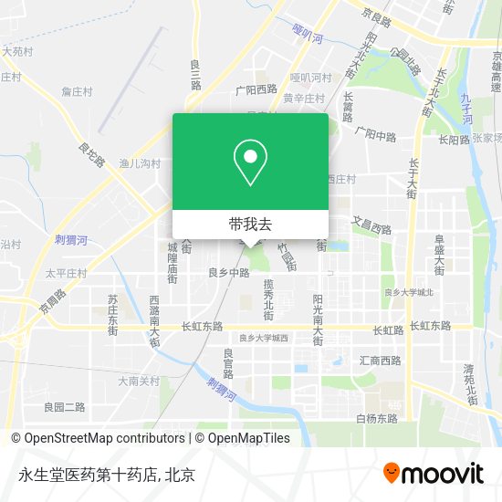 永生堂医药第十药店地图
