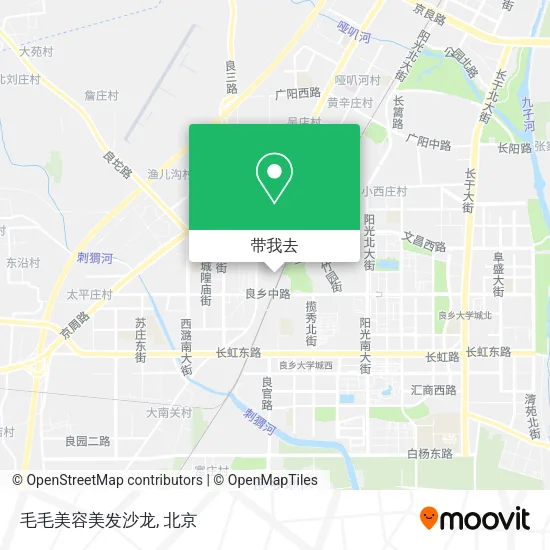 毛毛美容美发沙龙地图
