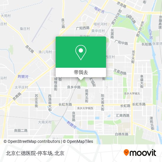 北京仁德医院-停车场地图