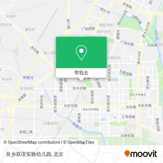 良乡双语实验幼儿园地图