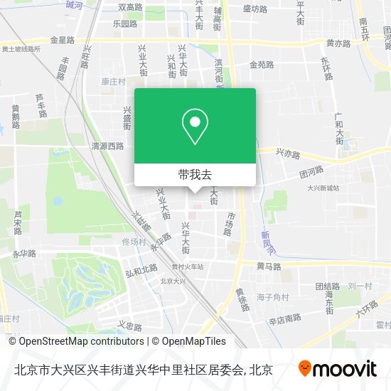 北京市大兴区兴丰街道兴华中里社区居委会地图