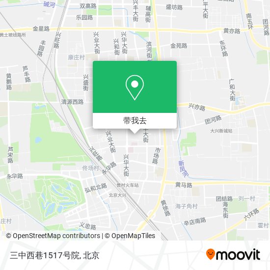三中西巷1517号院地图