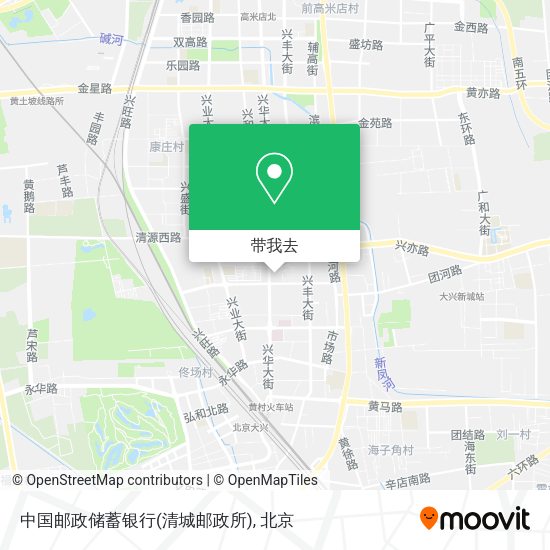 中国邮政储蓄银行(清城邮政所)地图