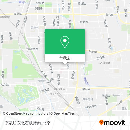 京晟坊东北石板烤肉地图