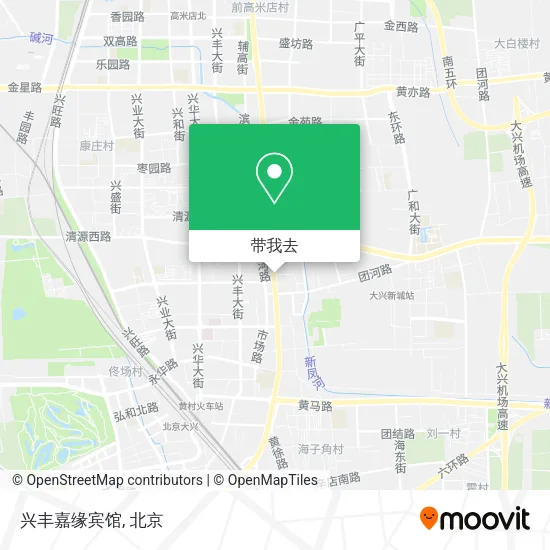 兴丰嘉缘宾馆地图