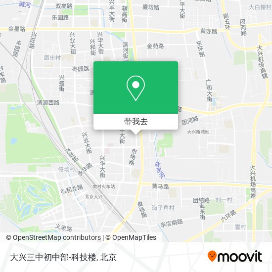 大兴三中初中部-科技楼地图