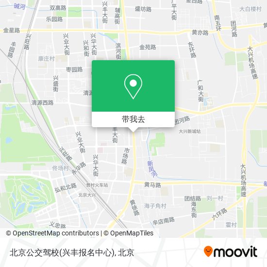 北京公交驾校(兴丰报名中心)地图