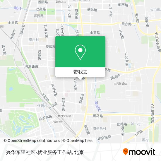 兴华东里社区-就业服务工作站地图
