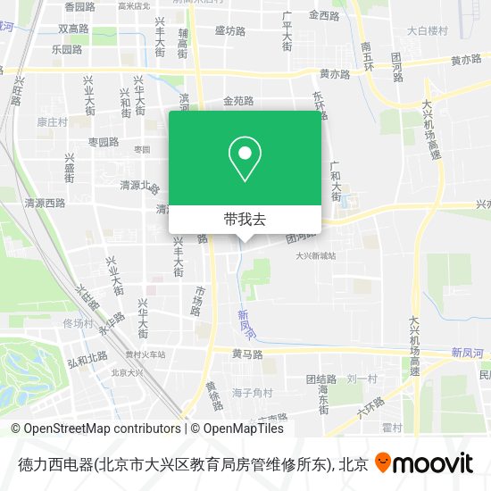 德力西电器(北京市大兴区教育局房管维修所东)地图