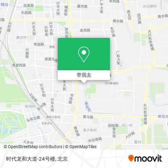 时代龙和大道-24号楼地图