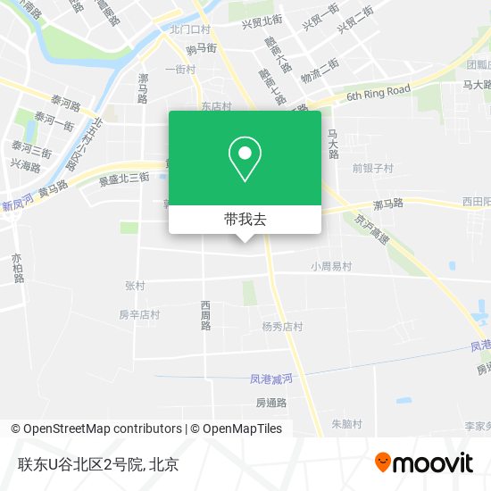 联东U谷北区2号院地图