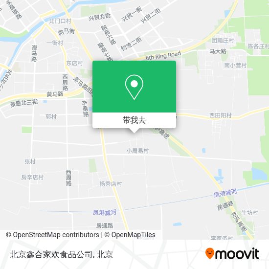 北京鑫合家欢食品公司地图