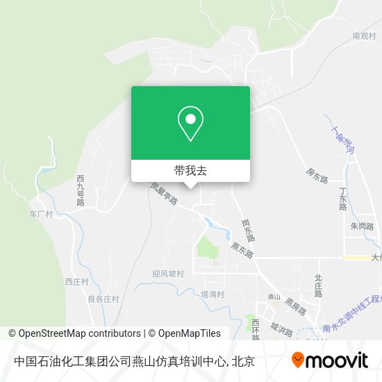 中国石油化工集团公司燕山仿真培训中心地图
