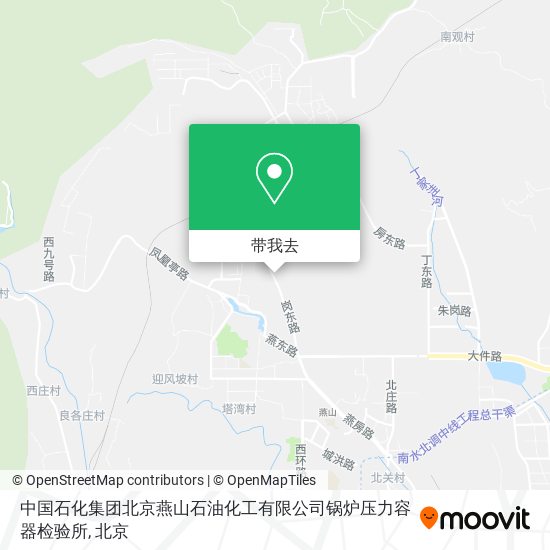 中国石化集团北京燕山石油化工有限公司锅炉压力容器检验所地图