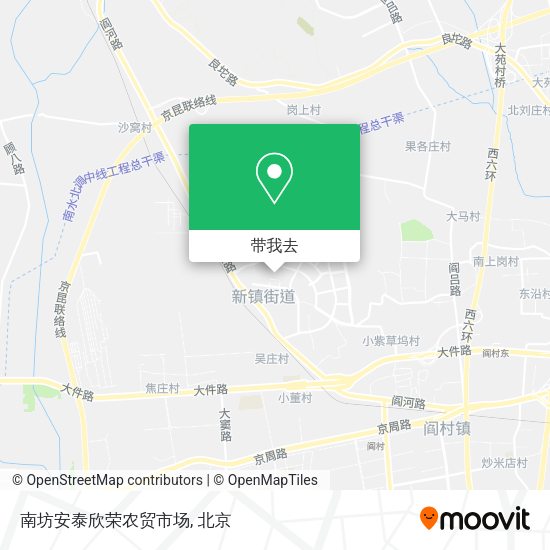 南坊安泰欣荣农贸市场地图