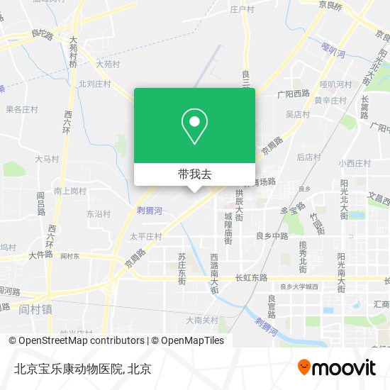 北京宝乐康动物医院地图