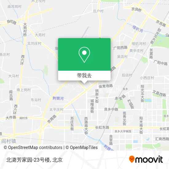 北潞芳家园-23号楼地图