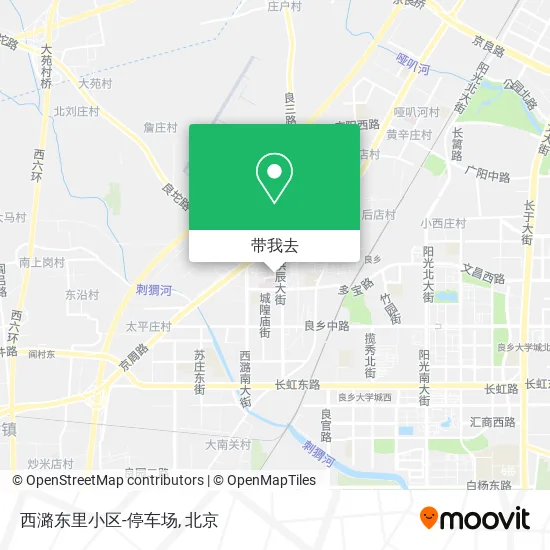 西潞东里小区-停车场地图