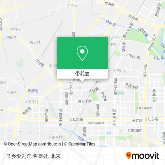 良乡影剧院-售票处地图