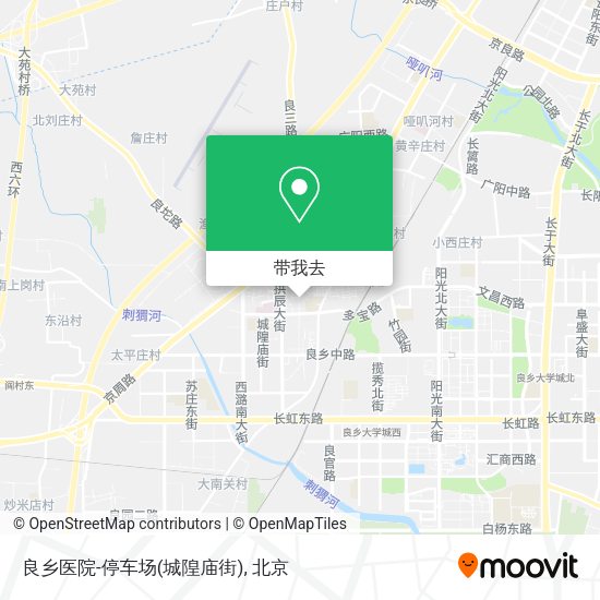 良乡医院-停车场(城隍庙街)地图