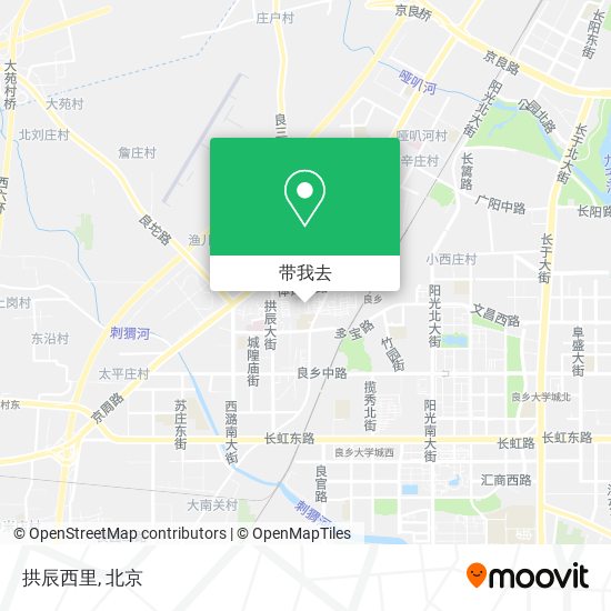 拱辰西里地图