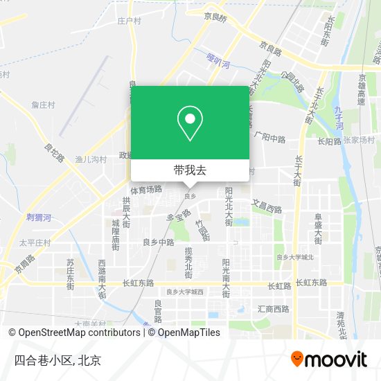 四合巷小区地图