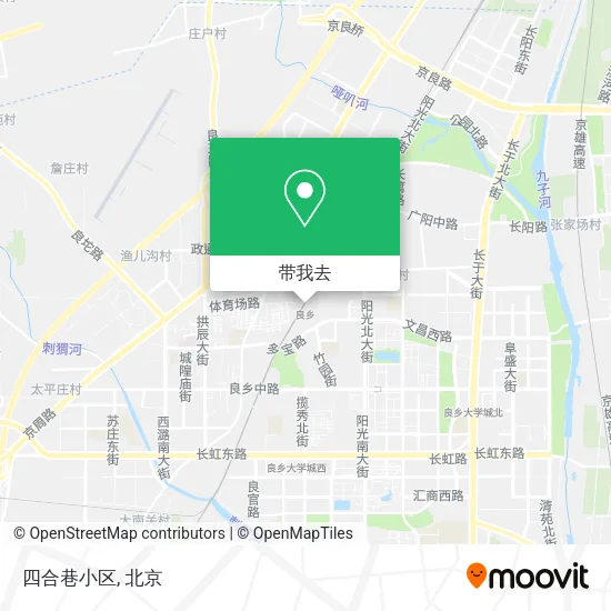 四合巷小区地图