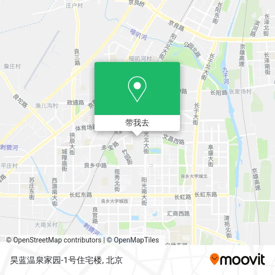 昊蓝温泉家园-1号住宅楼地图
