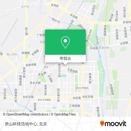 房山科技活动中心地图