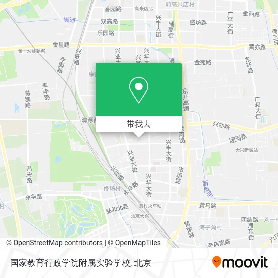 国家教育行政学院附属实验学校地图