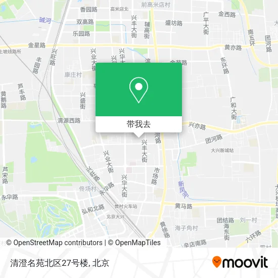 清澄名苑北区27号楼地图